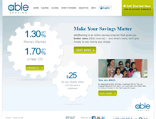 Tablet Screenshot of ablebanking.com